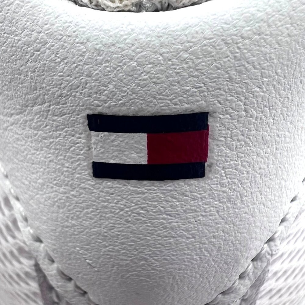 Tommy Hilfiger White Mesh & Leather Lace-Up Sneakers Womens Shoes Size 8M - Picture 13 of 14